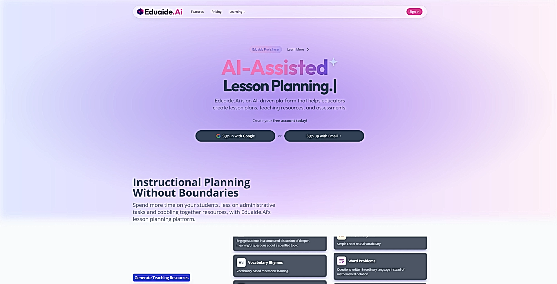 Eduaide.Ai featured