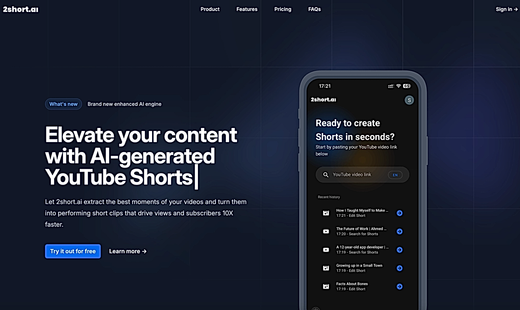 2short.ai featured